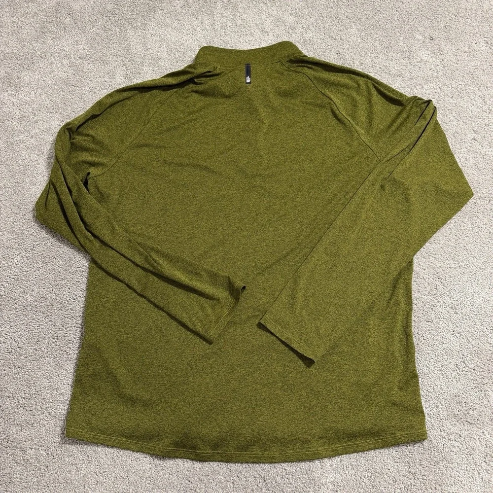 The North Face Pullover Mens Sz XL Olive Green 1/4 Zip Lightweight Shirt UPF 40+